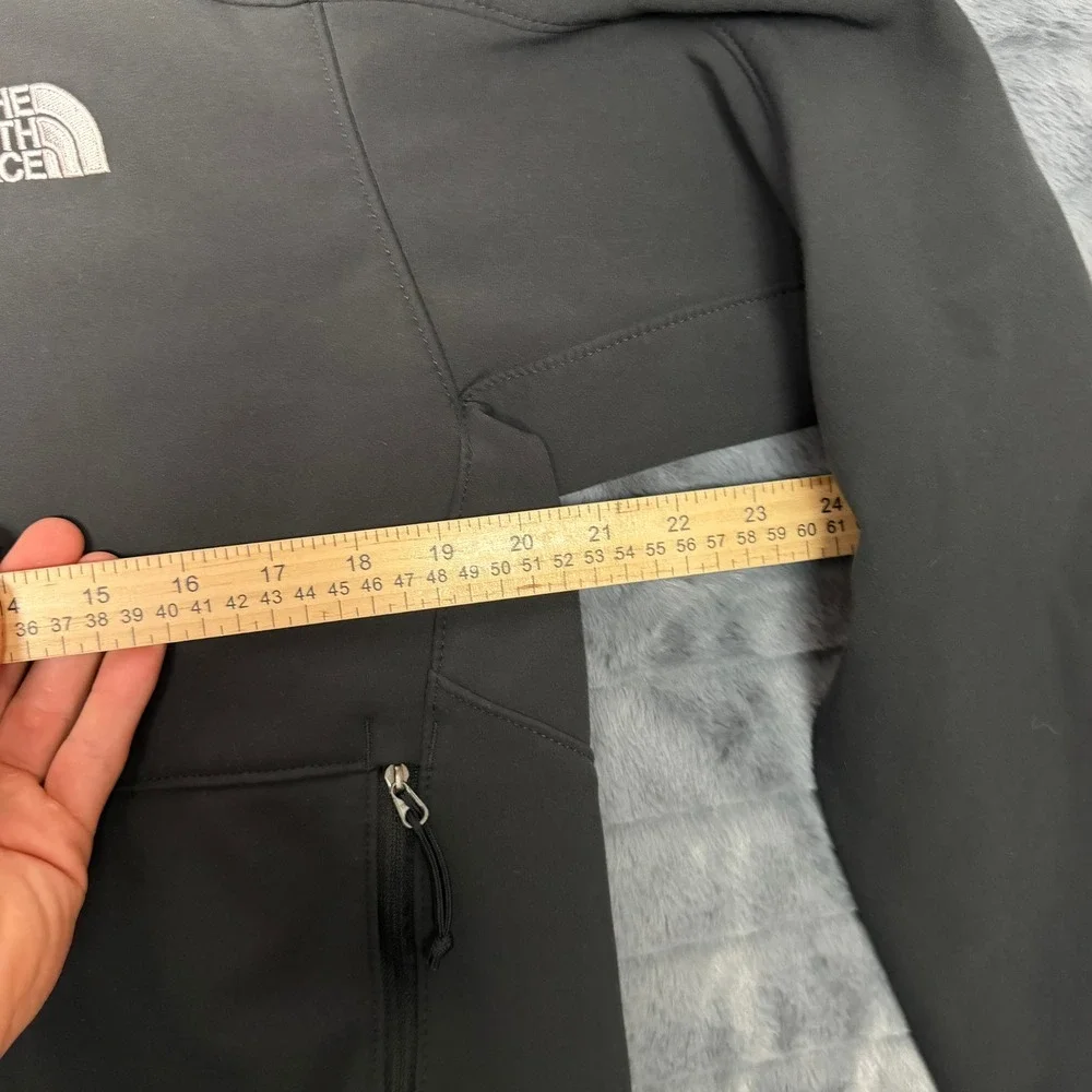 The North Face Apex Bionic Jacket Mens Medium Black Softshell Windproof Fleece